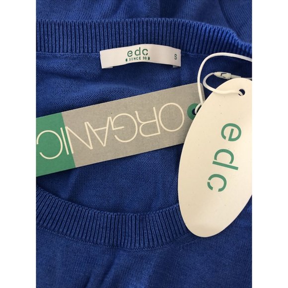 NEW Pullover Blue 3/4 sleeve Light weight sweater - Picture 5 of 5